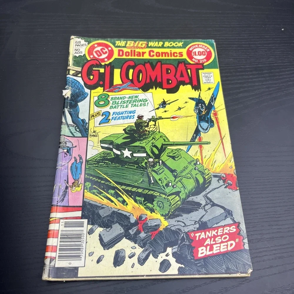 G.I. Combat #210 Giant Size Dollar Comic DC 1978 Hitler Appearance